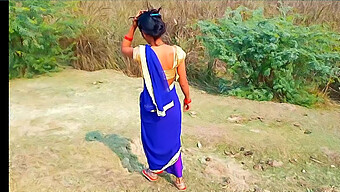 Natural Beauty: Big-Boobed Indian Babe Gets Wild In The Countryside