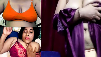 Bhabhi Indiana Sedutora Com Mamilos Empinados Em Um Saree