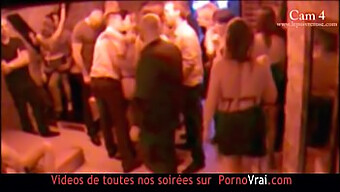 Group Sex Captured On Camera At A French Swinger Club