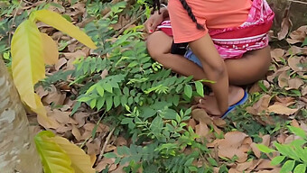 Amateur Teen (18+) Pees In The Woods With Blacked Outdoors