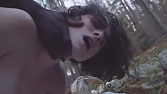 Darcy Dark'S Deep Throat Skills And Intense Anal Encounter With A Bbc In The Woods