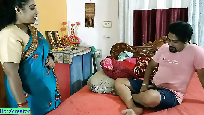 Indian Bhabhi Gives A Sensual Blowjob And Swallows Cum