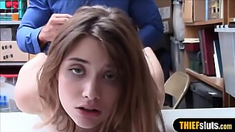 Teen Stepdaughter Gives A Blowjob To Stepdad For Her Freedom