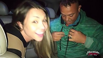 Fernandinha Fernandez Gives A Handjob And Blowjob To A Stranger In A Car