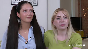 Two 19-Year-Old Lanas Indulge In Their First Lesbian Encounter