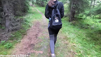 European Hiker Gets Fucked Hard And Covered In Cum On Her Big Ass In The Great Outdoors