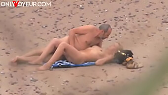 Busty Teen Gets Fucked On The Beach In Public