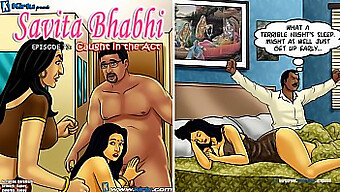 L'Illustration Par Le Dessinateur Indien Kirtu Du Moment Pris En Action Par Savita Bhabhi