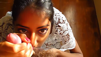 Homemade Video Of Indian Babe Giving A Blowjob