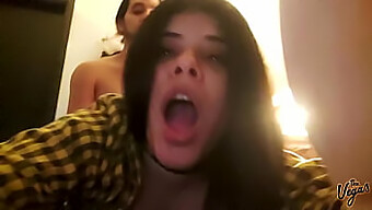 Venezuelan Stepsis Forced To Film Explicit Creampie With Self-Made Content