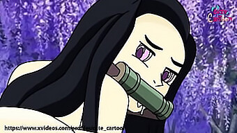 Nezuko Og Tanjiro Deltar I Et Lidenskapelig Møte I Demon Slayer Hentai.