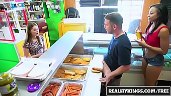 Reality Kings 'Money Talks: Adrian Maya A Alice March'S Hot Encounter At A Hot Dog Stand