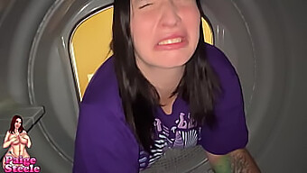 Horny Amateur Gets Stuck In Dryer For A Wild Orgasm