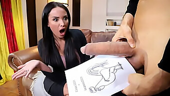 Cô Gia Sư Ngực To Người Pháp Gặp Phải Con Cặc Trắng Khổng Lồ - Anissa Kate