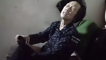 Old Asian Lady Gets A Young Dick In Her Pussy