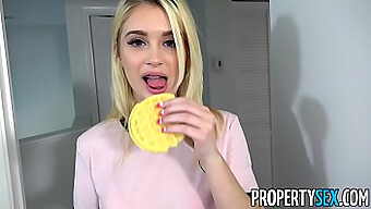 Young Blonde Gives Oral And Rides Cock With Fervor