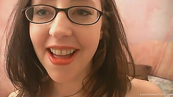 Nerdy Teen Brunette Explores Intense Oral Experience In Pov