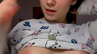 18-Year-Old Girl Exposes Her Breasts On Webcam