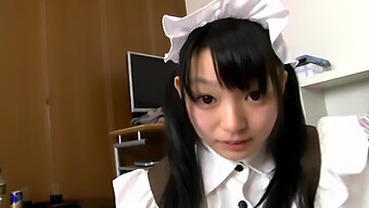 Japanese Maid Konoha In A Seductive Uniform Performs Oral Sex