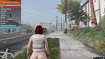 Gtav Nøgen Dame Moddet Video Med Eksplicit Indhold