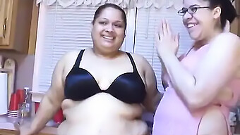 Lesbian Bbw Ladies Indulge In Creamy Pleasure