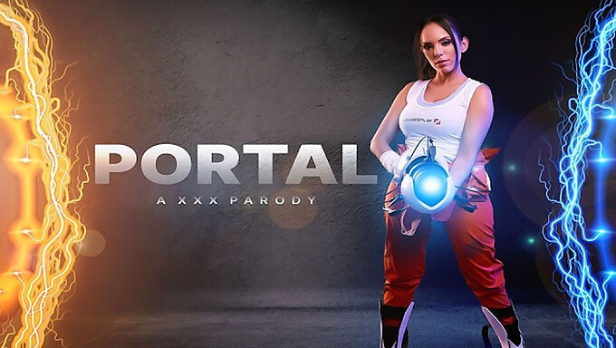 Katrina Moreno, Una Bellezza Spagnola, È La Protagonista Di Una Scena Hot Nei Panni Della Prosperosa Chell Di Portal. Goditi Le Sue Abbondanti Doti E Abilità Sensuali